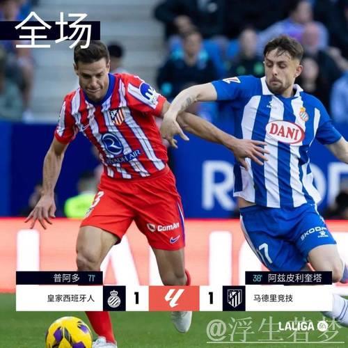 阿斯皮利奎塔破门 马竞1-1战平西班牙人 阿斯皮利奎塔破门 马竞1-1战平西班牙人